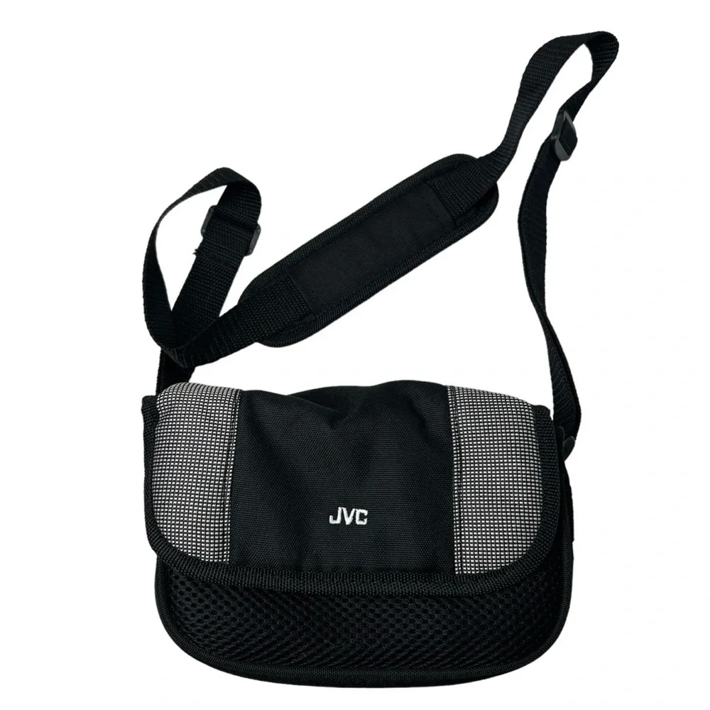 JVC Camera Bag with Adjustable Strap Black Digital Travel Case Hiking Recorder